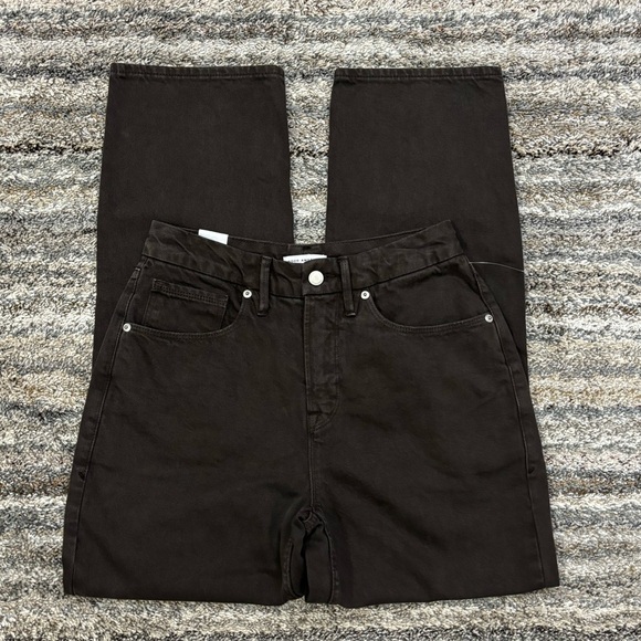 Good American High Rise Straight Leg Jean Sz 2/26 | Good American High Rise Jean - Picture 1 of 13